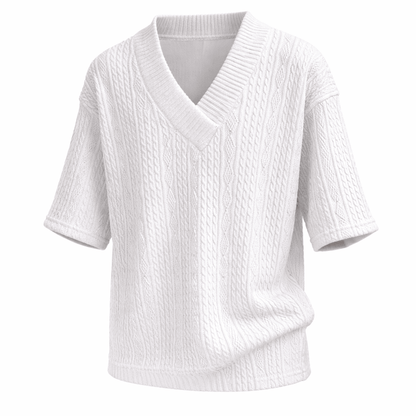 Casual V-Neck Set