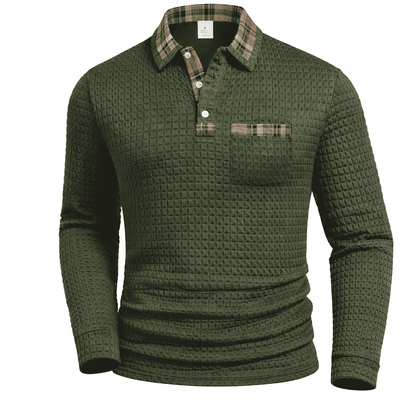 Men’s Long Sleeve Casual Polo