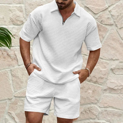 Men’s Preppy Polo Co-Ord Set
