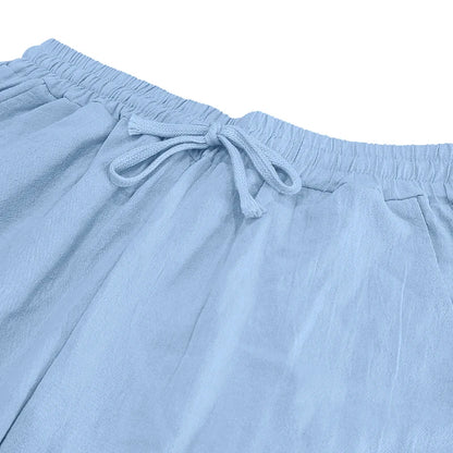 Men’s Casual Linen Trousers – Relaxed Outdoor Fit