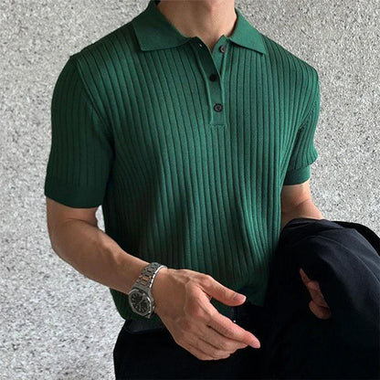 Men’s Slim Fit Smart Casual Polo Shirt