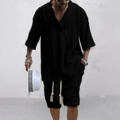 Casual V-Neck Set
