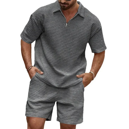 Men’s Preppy Polo Co-Ord Set