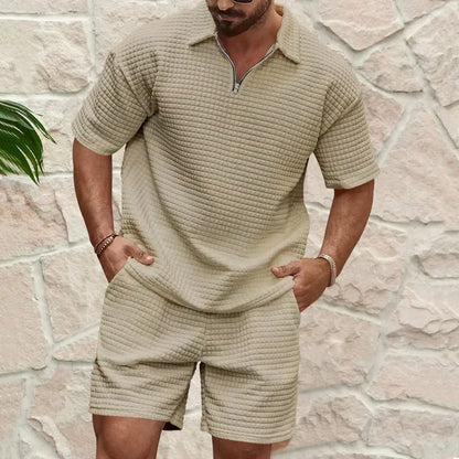 Men’s Preppy Polo Co-Ord Set