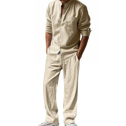 Men’s Linen Set – Four Season Casual Suit