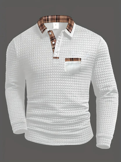 Men’s Long Sleeve Casual Polo