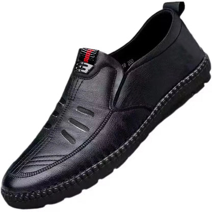 Men’s PU Leather Loafers – Casual Slip-On Comfort