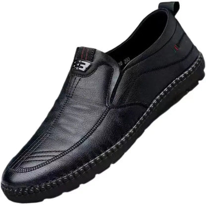 Men’s PU Leather Loafers – Casual Slip-On Comfort
