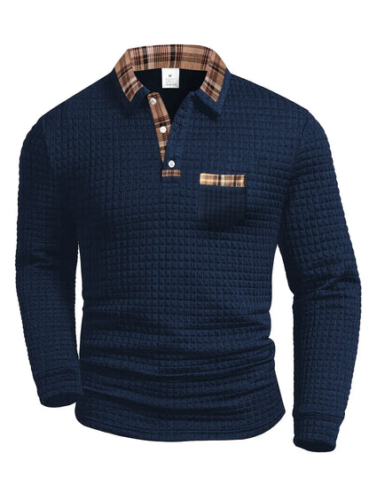 Men’s Long Sleeve Casual Polo
