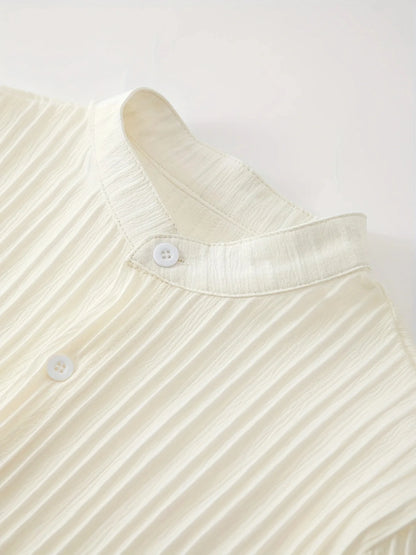 Men’s Summer Set – Short Sleeve Shirt & Drawstring Trousers | Buy 3 Get 20% Off