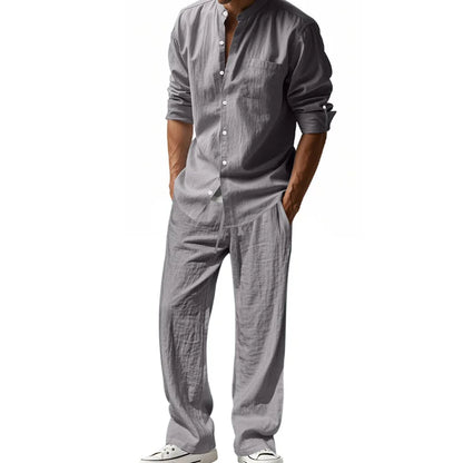 Men’s Linen Set – Four Season Casual Suit
