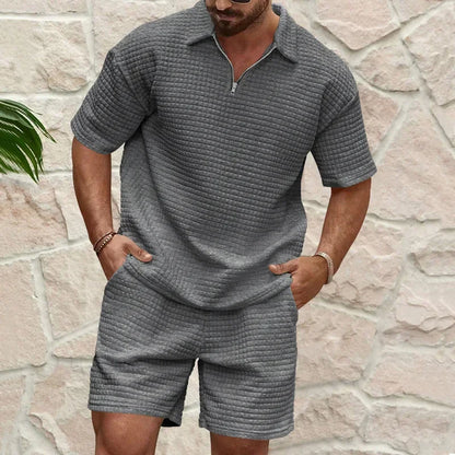 Men’s Preppy Polo Co-Ord Set