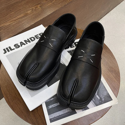 Tabi Leather Loafers – Split Toe Casual Design