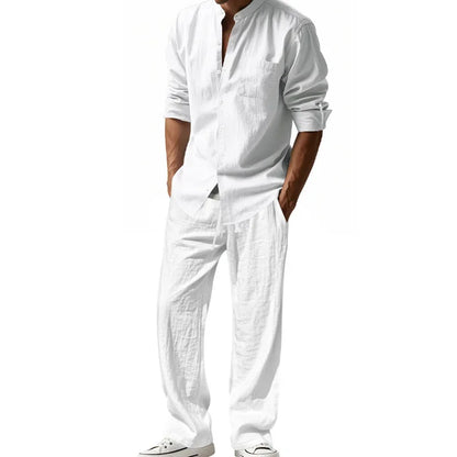 Men’s Linen Set – Four Season Casual Suit