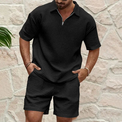 Men’s Preppy Polo Co-Ord Set